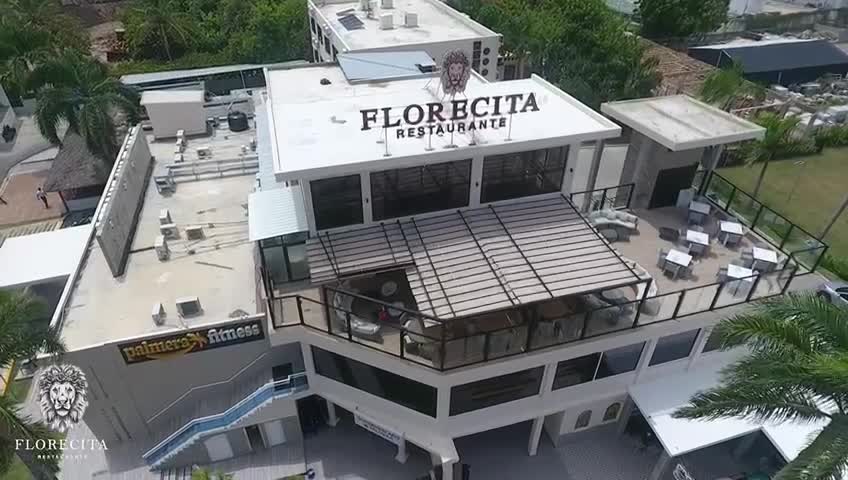 A promotional video showing the Florecita restaurant at Playa Palmera Beach Resort, guests, interiors and dishes.  